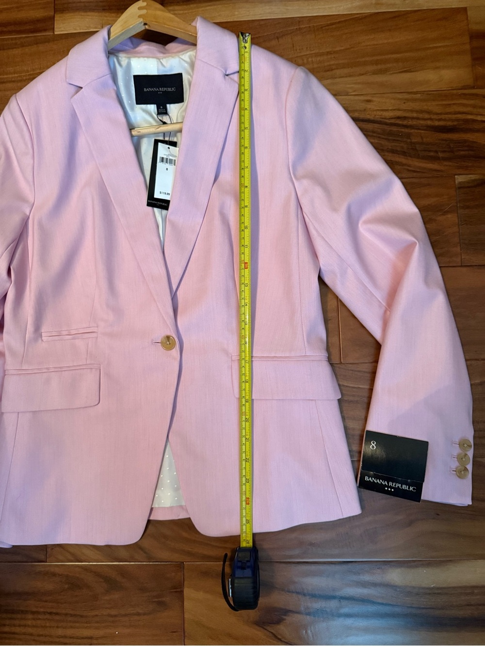 Banana Republic Pink Sport Coat Tailored Blazer - Picture 9 of 10